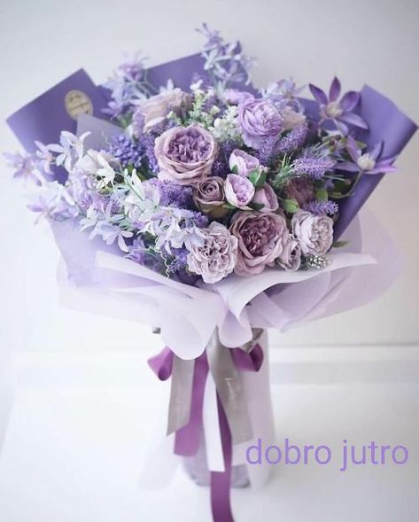 Purple Bouquets Birthday, Purple Flower Bouquet Aesthetic, Purple Tulips Bouquet, Money Rose Bouquet, Yellow Flowers Bouquet, Purple Flower Bouquet, Blue Flowers Bouquet, Money Rose, Birthday Flowers Bouquet