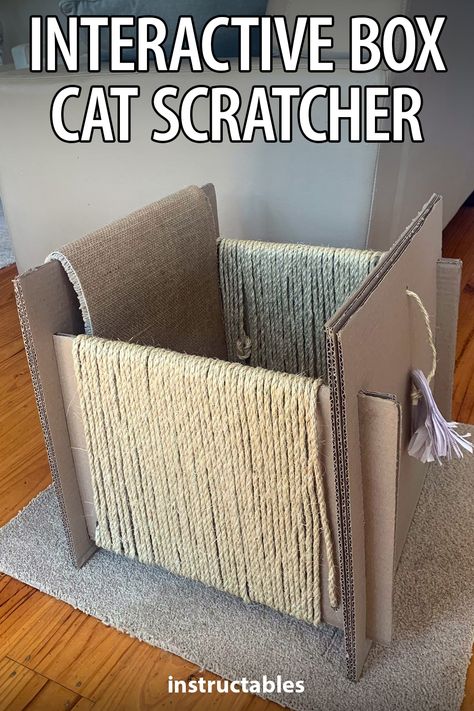 Upcycle Cardboard, Furniture Reference, Diy Cat Scratcher, Cat Enrichment, Diy Cat Bed, Cardboard Cat House, Cardboard Cat Scratcher, Homemade Cat Toys, Pet Things