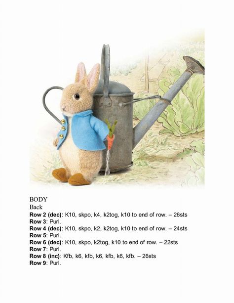 Beatrix Potter Knitting Patterns, Peter Rabbit Knitting Pattern, Fairy Knitting Pattern Free, Disney Knitting Patterns, Tales Of Beatrix Potter, Toy Knitting Patterns, Claire Garland, Knitting Dolls Free Patterns, Alan Dart