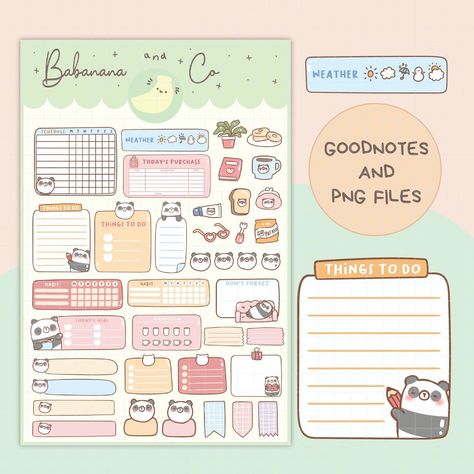 Functional Stickers For Planner, Good Notes Stickers Png, Kawaii Planner Stickers, Kawaii Png, Cute Planner Stickers, Digital Stickers Goodnotes, Awesome Stickers, Kawaii Planner, Goodnotes Stickers