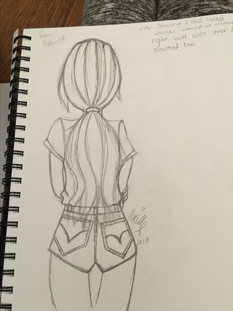 Backside of a girl Person Back View Drawing, Crazy Drawings, Back Drawing, Live Screen, Drawing Pictures, Painting Reference, Awareness Poster, Drawing Heads, Doodle Art Journals