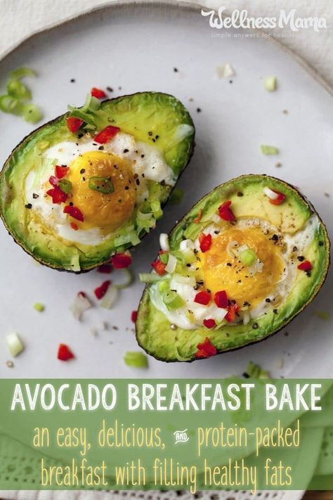 This easy avocado breakfast recipe combines the beneficial fats in avocado and eggs to create a hearty and healthy meal. Pescatarian Breakfast, Carb Free Breakfast, Egg Cups Recipe, Avocado Recipes Breakfast, Pescatarian Diet, Pescetarian Recipes, Egg Cups Breakfast, Baked Avocado, Avocado Breakfast