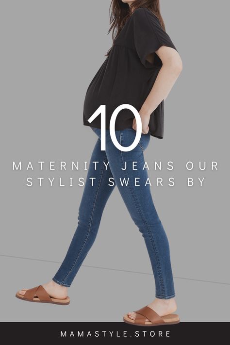 Image: Madewell How To Style Maternity Jeans, Jeans Styling, Maternity Clothing, Maternity Jeans, Maternity Clothes, Your Style, Madewell, Top 10, Clothes