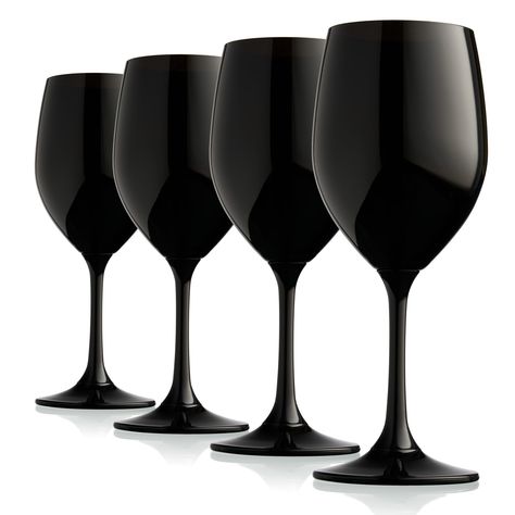 PRICES MAY VARY. Lefonte colored wine glasses in a variety of stunning tones are the perfect addition to any glassware collection Whether you are hosting a dinner party or an evening with friends, these colorful wine glasses set are sure to impress Makes a wondeful housewarming gift or gifts for any occassion Lead free; Dishwasher safe Lefonte Wine Glasses, Stemmed Wine Glasses, Wine Glass Cups, Red Wine Glasses, Crystal Drinking Glasses - Black, Set of 4 Black Drinking Glasses, Colorful Wine Glasses, Crystal Drinking Glasses, Black Wine Glasses, Colored Wine Glasses, Wine Glass Cup, Glass Cup Set, Dream Future, Red Wine Glasses