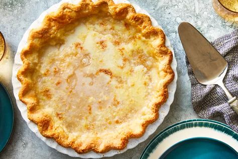 Seasonal Pies To Bake Every Month Of 2023 Water Pie Recipe, Water Pie, Southern Buttermilk Pie, Southern Pies, Bramley Apple, Pot Pie Filling, Thyme Recipes, Lemon Thyme, Cooking Chicken To Shred