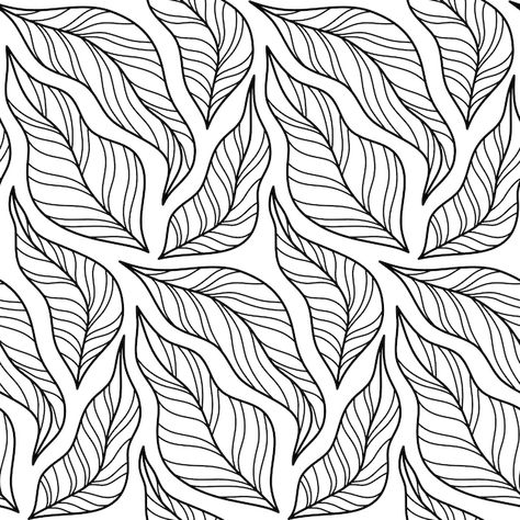 Islamic Design Pattern, Celestial Elements, Leaf Outline, Black And White Leaves, Geometric Pattern Art, Leaf Illustration, Black And White Sketches, Chameleons, Leaf Texture