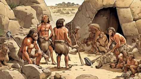 A Journey Through Time: Exploring 50 Remarkable Stone Age Facts - NSF News and Magazine Stone Age Facts, Stone Age People, Stone Age Man, Stone Age Art, Prehistoric Age, Early Humans, Legends And Myths, Animal Hide, Insta Icon