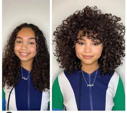 Before And After Haircut, Natural Curly Hair Cuts, Short Curly Haircuts, Haircuts For Curly Hair, Curly Hair Inspiration, Haircut Hairstyle, Hair Haircut, Curly Hair Tips, Curly Hair Cuts