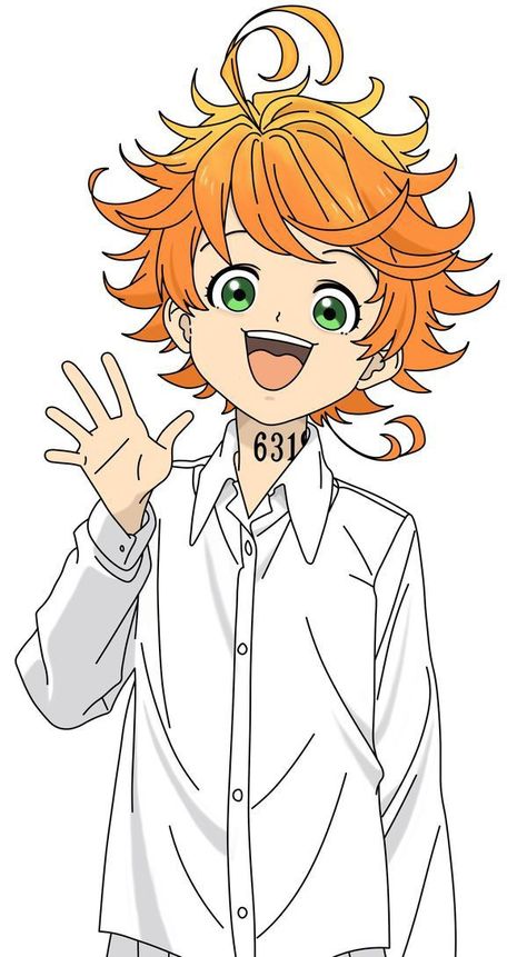 The Promised Neverland, Promised Neverland, Orange Hair, Her Hair, Blending, Deviantart, Orange, Green, Hair