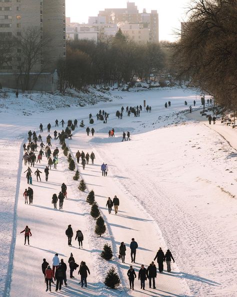 River Skating Trail In Winnipeg Has To Be On Your Canadian Winter Bucket List - Narcity