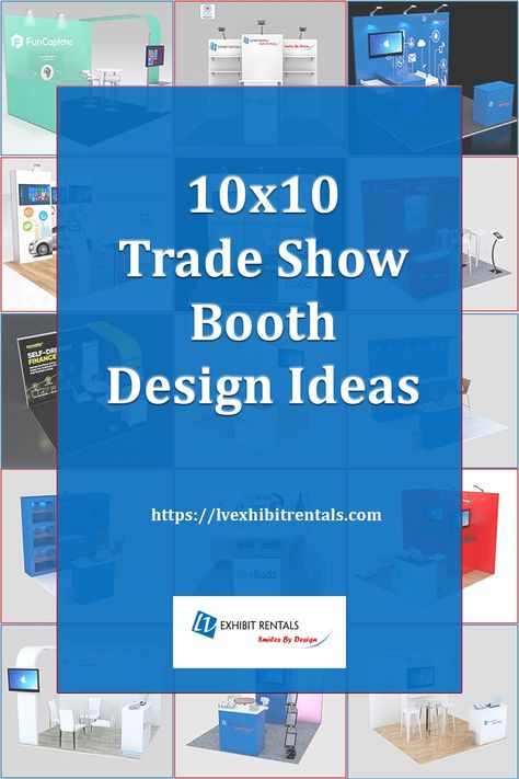 Our truly turnkey 10×10 trade show booth rentals enable you to make the best use of your space so that your exhibit is both functional and visually striking.   Whether you want to display products, provide product demos, or wanting to increase brand awareness, LV Exhibit Rentals can provide a truly turnkey 10x10 trade show booth rental package customized to fit your needs. We strive to create smiles by design! 10 X 10 Trade Show Booth, Fashion Trade Show Booth Ideas, Trade Show Booth Ideas Display, Tech Trade Show Booth, Diy Trade Show Display, Small Trade Show Booth Ideas, Trade Show Display Ideas Booth Design, Trade Show Booth Ideas 10x10, 10x10 Booth Design