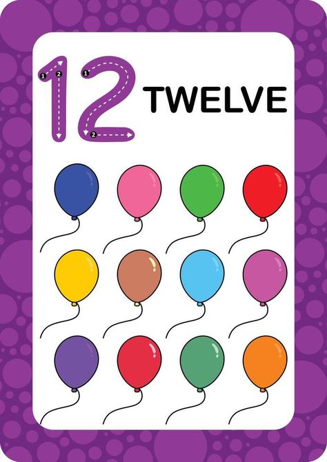 Numbers Flashcards. Number Seventeen Educational math card for children. Learn Counting numbers. Number 11 Activities For Preschool, Numbers Flashcards, Counting Numbers, Learning Materials, Wedding People, Preschool Learning Activities, Cityscape Photos, Logo Banners, Heart With Arrow