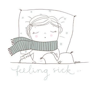 Sick Day Essentials, Sick Drawings, Folk Illustration, Modern Folk Art, Picture Illustration, Doodle Illustration, Pattern Tattoo, Feeling Sick, Girls Illustration