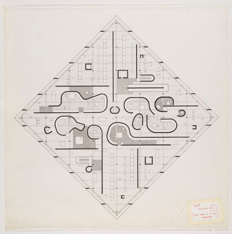 John Hejduk, House Design Drawing, Exhibition Plan, Paper Architecture, Concept Diagram, Plan Drawing, Architectural Drawing, Model Drawing, Drawing Projects