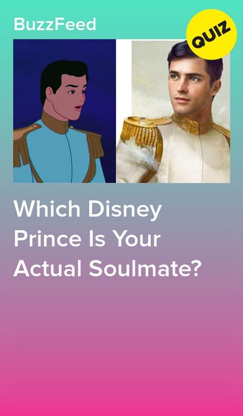 Which Disney Prince Is Your Actual Soulmate? #quiz #quizzes #buzzfeed #triviaquestionsandanswers #quizzesbuzzfeed #trivia #quizzesforfun #funquiz #disney Playbuzz Quizzes Disney, Buzzfeed Disney, Buzzfeed Quiz Funny, Quizzes Disney, Disney Buzzfeed, Buzzfeed Quizzes Disney, Princess Quiz, Soulmate Quiz, Fun Dares