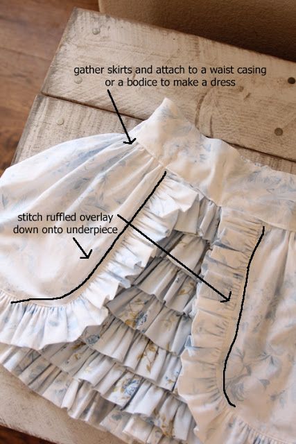 Layered Ruffles Skirt - girl.  Oh my word!  ADORABLE!  At least, for a little girl.  Maybe with a different type of fabric and some other alterations an older girl could pull it off, though. Ruffles Skirt, Layered Ruffle Skirt, Girls Skirts, Skirt Tutorial, Trendy Sewing, Diy Skirt, Trendy Skirts, Couture Mode, Skirt Maxi