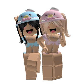 Cute Matching Roblox Avatars, Roblox Matching Outfits Girl And Girl, Roblox Characters Girl, Matching Avatars, Roblox Matching, Rblx Avatar, Matching Fits, Hello Kitty Wallpaper Hd, Roblox Characters