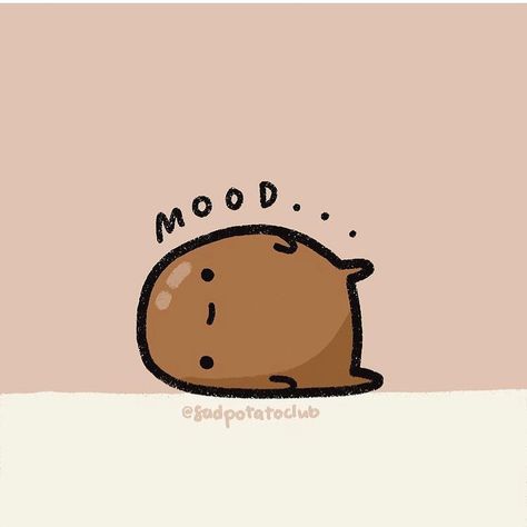 Cute Art Everyday on Instagram: “When you realize tomorrow is Monday 😭 cute art everyday made by @sadpotatoclub Tag @cutearteveryday + #cutearteveryday to inspire more…” Positive Potato, Happy Potato, Tomorrow Is Monday, Cute Memes, When You Realize, Cute Profile Pictures, Cute Doodles, Disney Wallpaper, Affirmation Quotes