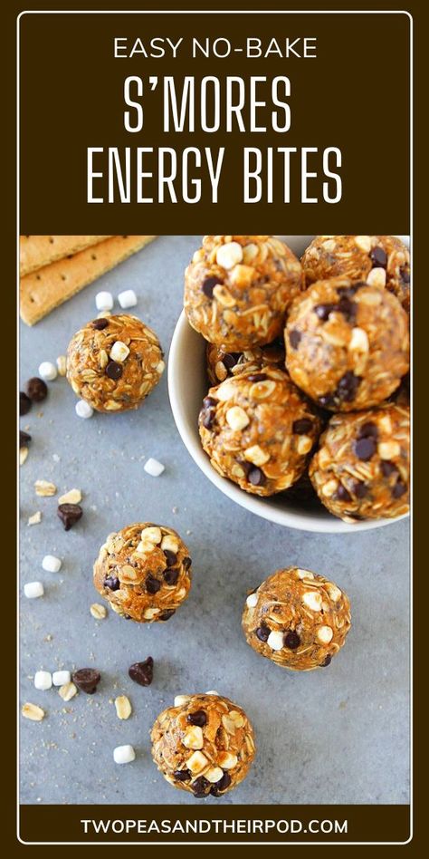 Energy Bites Healthy, No Bake Energy, Easy Snacks For Kids, Energy Bites Recipes, No Bake Energy Bites, Dessert Aux Fruits, Protein Bites, School Snack, Peanut Butter Protein