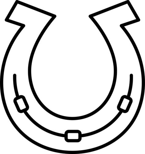 Horse Shoe Line Icon Icon Icon, Horse Shoe, Line Icon, Vector Art, Vector Free, Horses, Clip Art, Art