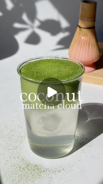 nguyet’s matcha café on Instagram: "🥥🍵☁️ coconut matcha cloud

- coconut water 
- 4 tbsp heavy cream + 4 tbsp Thai coconut milk + 3tsps matcha 

#homecafe #aestheticdrinks #pink #coconut #matcha #coconutmatchacloud #matchalover" Matcha Coconut Water, Coconut Milk Matcha, Matcha Mousse, Coconut Matcha, Matcha Coconut, Matcha Cafe, Matcha Recipe, Coffee Brand, Thai Coconut