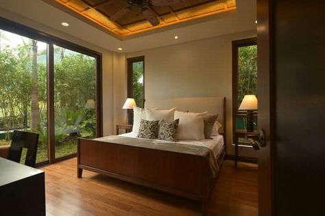 Filipino architect, Bobby Mañosa Filipino Bedroom, Modern Tropical Bedroom, Modern Filipino Interior, Modern Filipino House, Modern Bahay Kubo, Philippines House Design, Philippine Houses, Modern Tropical House, Tropical House Design