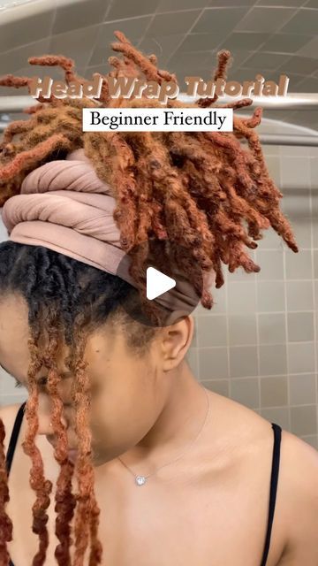 Headwrap Locs Head Scarfs, Loc Styles With Headwraps, Different Head Wrap Styles, Short Locs Hairstyles For Women Dreadlock Styles Dreads Hair, Hair Wrap Styles With Locs, Dreadlocks With Headwrap, Summer Locs Styles, Dreadlock Scarf Styles, Scarf Hairstyles For Locs