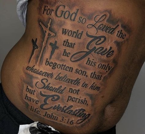 Arm Tattoos Lettering, Side Stomach Tattoos, Arm Tattoos For Guys Forearm, Tattoo Font For Men, Rib Tattoos For Guys, Black Men Tattoos, Christ Tattoo, Saved Tattoo, Mens Shoulder Tattoo