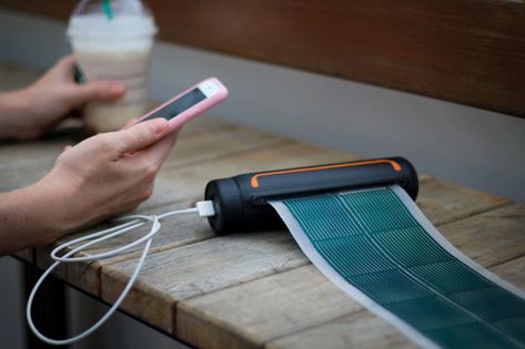 Awesome Tech You Can’t Buy Yet: Roll-up solar panels, dream controllers, and more Solar Charger Portable, Solar Power Energy, Solar Energy Diy, Energy Activities, Solar Electric, Power Energy, Power Grid, Solar Heating, Diy Solar