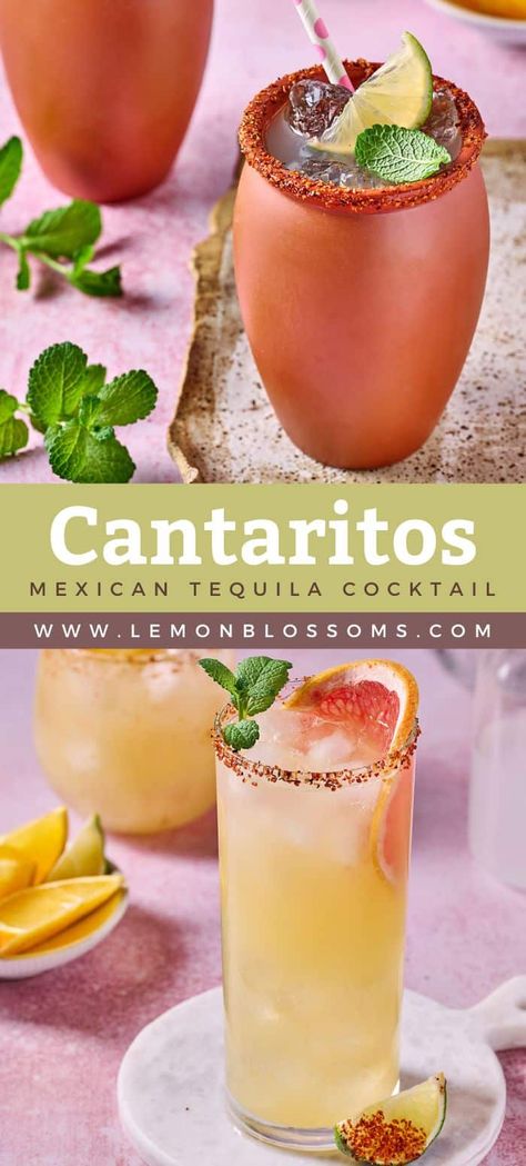 Mexican Pitcher Drinks, Citrus Tequila Cocktails, Mexican Tequila Drinks, Mexico Drinks Cocktails, Tajin Recipes Drink, Mexican Candy Cocktail, Tequila Paloma Recipe, Mexican Candy Drink Recipe, Mexican Inspired Cocktails