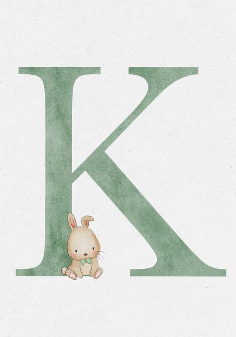 A4 Rabbit Watercolour Initial Print Nursery Decor Boy Girl Gender Neutral Kids Bedroom Art Animal Farm Yard Name - Etsy UK Nursery Art Prints Gender Neutral, Gender Neutral Kids Bedroom, Gender Neutral Bedroom Kids, Neutral Kids Bedroom, Nursery Drawings, Baby Name Art, Watercolour Nursery Art, Kids Bedroom Art, Nursery Illustration