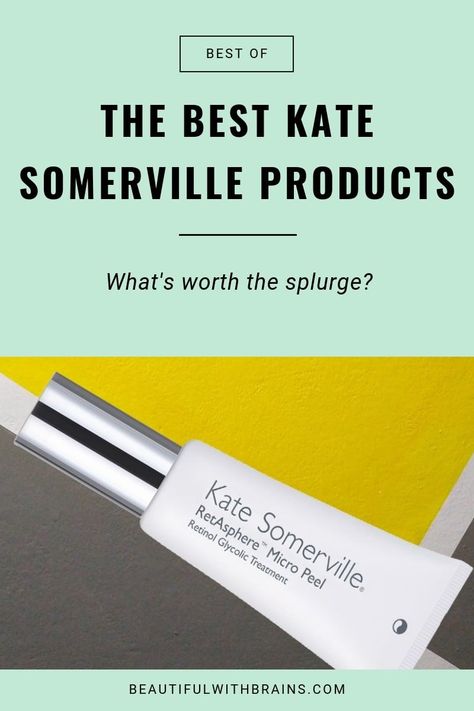 The best Kate Somerville skincare products. Click this pin to learn which Kate Somerville products are the best for your skin. #skincare #skincareproducts Exfolikate Kate Somerville, Kate Somerville Skincare, Skin Care Ideas, Skincare Acne, Kate Somerville, Exfoliating Scrub, Skin Skincare, Facial Moisturizers, Skin Care Remedies