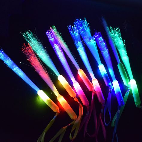 PRICES MAY VARY. 【What you will receive】there are 30pcs of glow sticks in the package, each with a size of about 13 inches, sufficient quantity and assorted colors for your decorative needs and daily usage. 【Safe and Durable】These super bright glow sticks are made of plastic materials and LED light, which is bendable, portable, durable and lightweight, can be applied with your confidence. 【3 Lighting Modes】The glow sticks have 3 different lighting modes: fast flashing, slow flashing and alternat Fiberoptic Lights, Foam Glow Sticks, Glow Stick Party, Glow In The Dark Party, Concert Party, Sensory Lights, Dark Party, Led Accessories, Plastic Lights