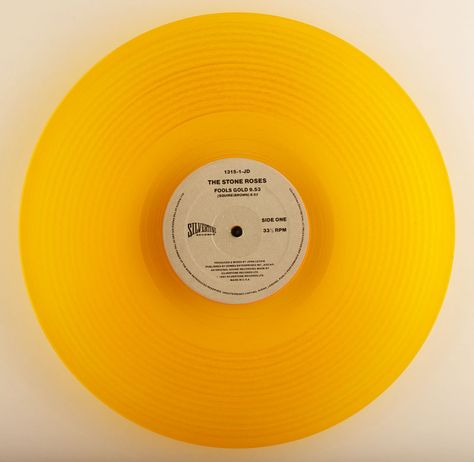 The Stone Roses – Fool’s Gold gold/orange/yellow vinyl Fool’s Gold, Vinyl Aesthetic, Stone Roses, Urban Aesthetic, Yellow Walls, Yellow Aesthetic, Aesthetic Colors, The Stone, Mellow Yellow