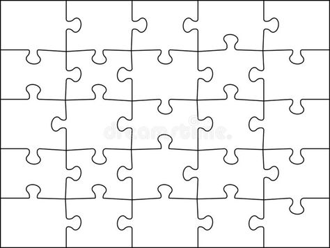 Puzzle Piece Template, Big Puzzles, Cute Teacher Outfits, Color Puzzle, Jigsaws, Art Plastique, Puzzle Game, Puzzle Pieces, Jigsaw Puzzle