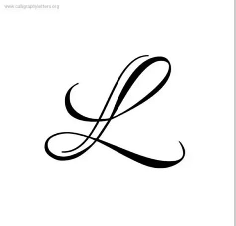 L letter Cursive L Tattoo, Cursive L, L Letter, L Tattoo, Letter L, Tattoo Designs, For Free, Black, Design