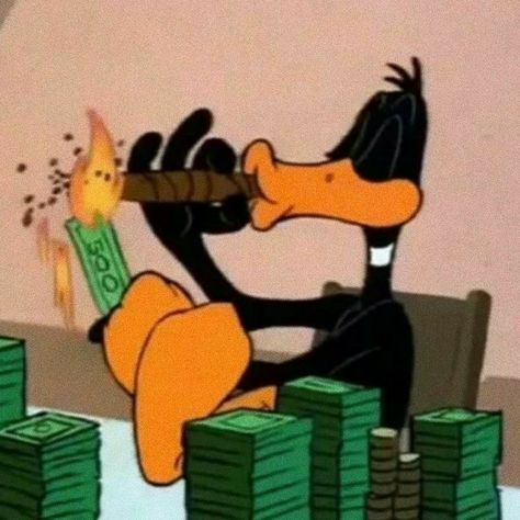 Daffy Duck Money, Hulk Tattoo, Duck Tattoos, Tom Et Jerry, Money Wallpaper Iphone, Duck Wallpaper, Duck Cartoon, Looney Tunes Cartoons, Apple Logo Wallpaper