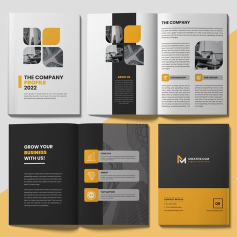 "Company Profile Brochure Indesign Template Instant Download Perfect for corporate business advertisement, and business proposals and can be used for other businesses too. it is super simple to edit and customize with your own details! Simply add your own images and text, I hope you like it. This is not a mock-up ▶  F E A T U R E S ✔ Easy Edit Template ✔ Instant Download - your files are available immediately after purchase ✔ Professional, clean design ✔ Easy to edit in many formats: Indd (Indes #printmockup #mockupdesign #productmockup #psdmockup #mockupfree #mockuptemplates #packagingmockup Company Profile Inspiration, Company Presentation Template, It Brochure Design, Company Magazine Design, Business Brochure Design Templates, Corporate Brochure Cover Design, Product Catalog Design Layout Templates, Proposal Document Design, Corporate Brochure Design Layout