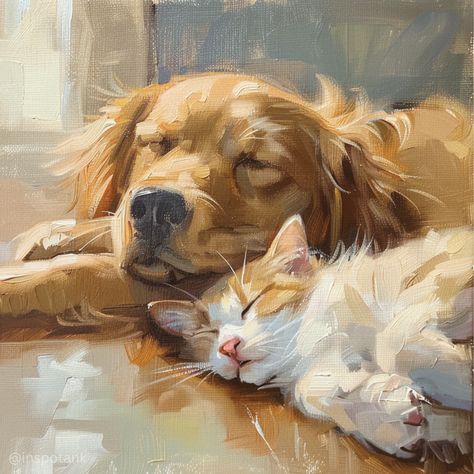 50+ Acrylic Cat Painting Ideas Inspiration & Tutorials [Art Scene Examples] – Inspo Tank Cat Memorial Painting, Cool Animal Art, Art Inspiration Painting Acrylics, Cat And Dog Painting, Painting Ideas Animals, Animals Painting Ideas, Cute Animal Paintings, Cat Painting Ideas, Acrylic Cat Painting