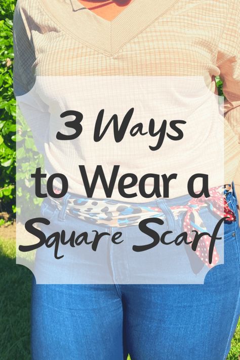 3 Amazing Ways to Wear a Square Scarf How To Tie A Square Scarf, How To Wear A Square Scarf, Square Scarf How To Wear A, Square Scarf Outfit, Square Scarf Tying, Scarf Tying, Street Style Inspiration, Blanket Scarf, Travel Fashion