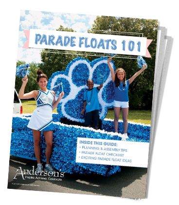 Parade Floats 101 This FREE PDF Guide Includes: Exciting Parade Float Ideas Planning and Assembly Tips Parade Float Checklist Thanksgiving Float Ideas, Trailer Float Parade Ideas, Homecoming Float Ideas High School, Holiday Parade Floats, Float Skirt, Parade Float Ideas, Thomas Day, Parade Float Decorations, Parade Float Supplies