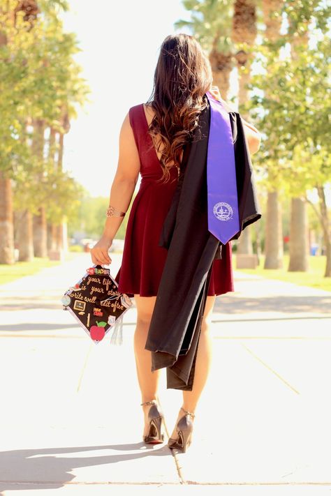 Grand Canyon University Bachelor Degree Photoshoot, Gcu Graduation Pictures, Grand Canyon University Graduation, Gcu Graduation, University Photoshoot, Graduation Inspiration, Grad Portraits, College Goals, College Grad Photos