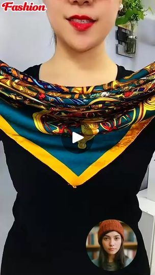 Swimsuit Coverup Ideas, Scarf Hacks, Fold Towels, Silk Scarf Tying, Tie A Scarf, Scarf Square, Silk Chiffon Scarves, Scarf Tie, Ways To Wear A Scarf