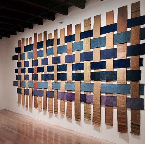 Macro Weaving, Large Scale Wall Art, Big Blank Wall, Paper Weaving, Desert Art, Textile Fiber Art, Collaborative Art, Weaving Projects, Wow Art