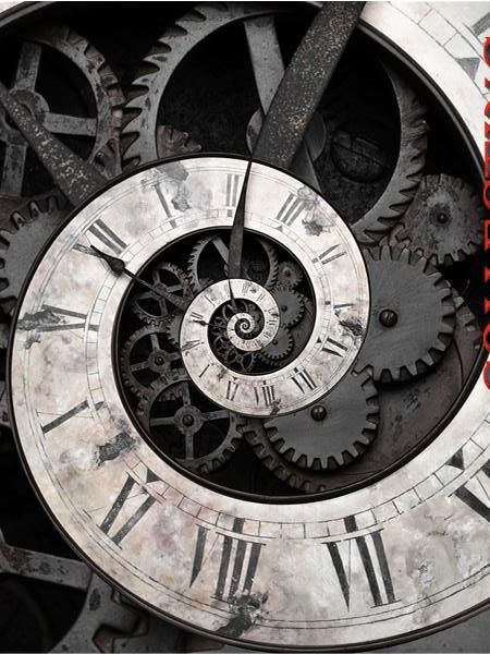 Spiral Clock Drawing, Broken Clock Design, Time Art Clock, Gears Aesthetic, Vendetta Tattoo, Spiral Clock, Clock Photography, Photoshop Book, Broken Clock