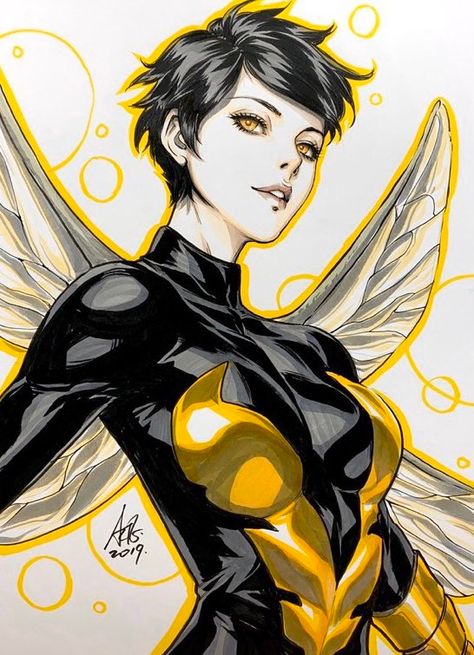 Artgerm Art, Stanley Lau, Female Avengers, Stanley Artgerm, Gold Color Combination, Copic Art, Time Drawing, Marvel Superhero Posters, Arte Dc Comics