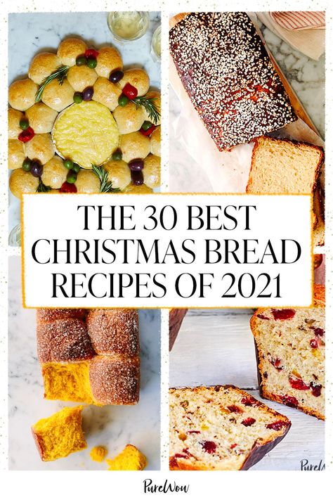 Bread Flavor Ideas, Pumpkin Brioche, Baking Winter, Christmas Bread Recipes, Bread Christmas, Festive Bread, Dessert Holiday, Christmas Desserts Party, Gingerbread Loaf