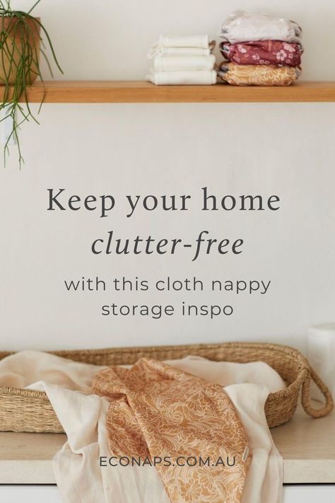 A new baby brings bundles of cuteness into your home, but they also come with a lot of stuff. Make storing cloth nappies easy with these minimal solutions. Cloth Nappy Storage, Nappy Storage Ideas, Draw Dividers, Cloth Nappy, Set Of Drawers, Cloth Nappies, How To Store, Wet Bag, Hanging Storage