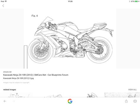 Kawasaki Ninja H2r, Blueprint Drawing, Zx 10r, Car Drawings, Royal Enfield, Kawasaki Ninja, Blue Print, Sketch, Celestial Bodies