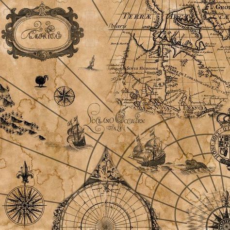 Stary Papier, Pirate Treasure Maps, Pirate Tattoo, Map Tattoos, Geniale Tattoos, Pirate Treasure, Map Globe, Treasure Maps, Old Maps